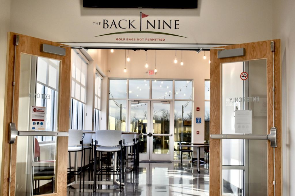 VIEW OF BACK NINE RESTAURANT ENTRANCE