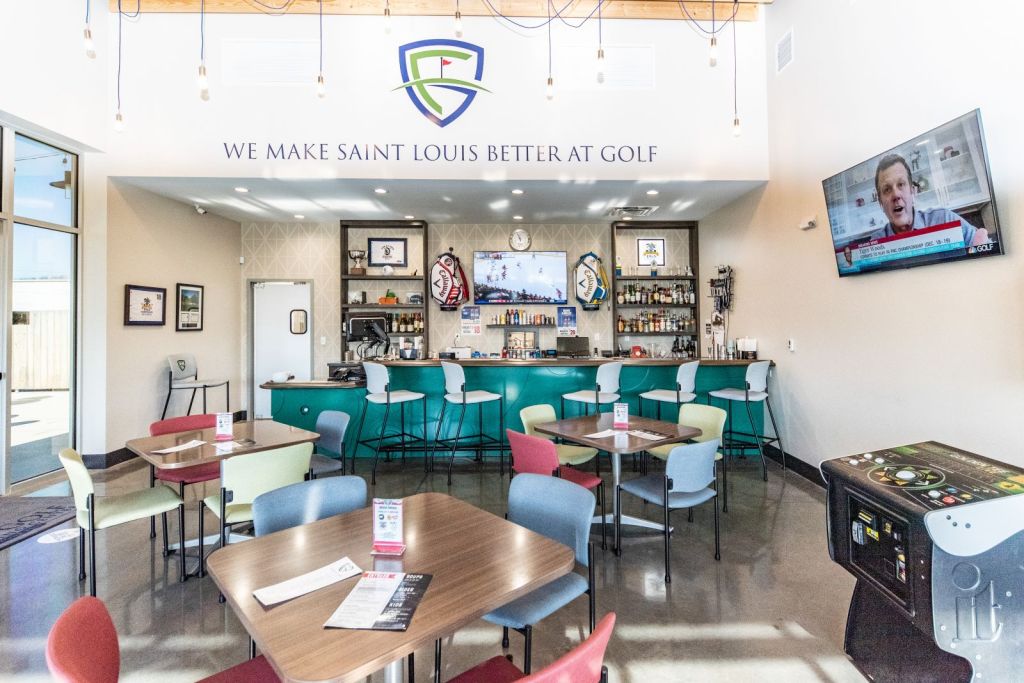 inside the Back Nine Restaurant