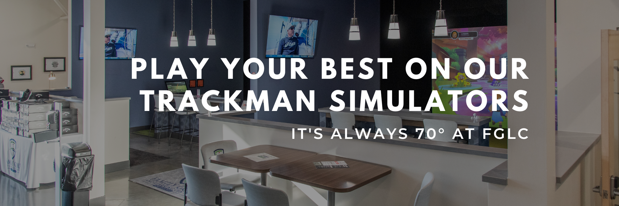 Trackman simulators banner