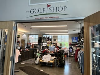 entrance to golf shop