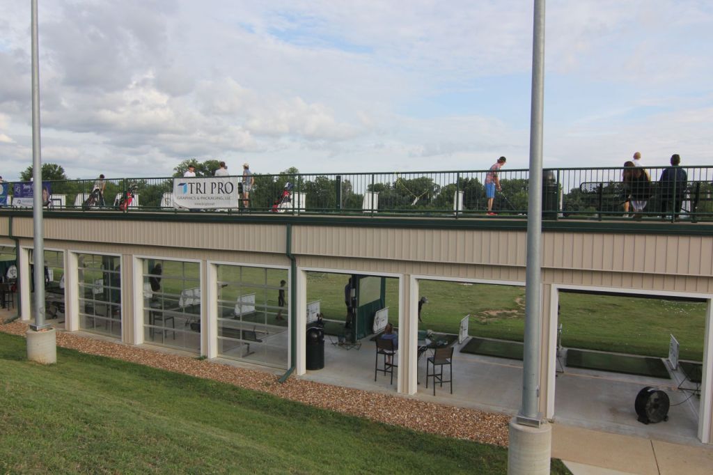 view of the driving range