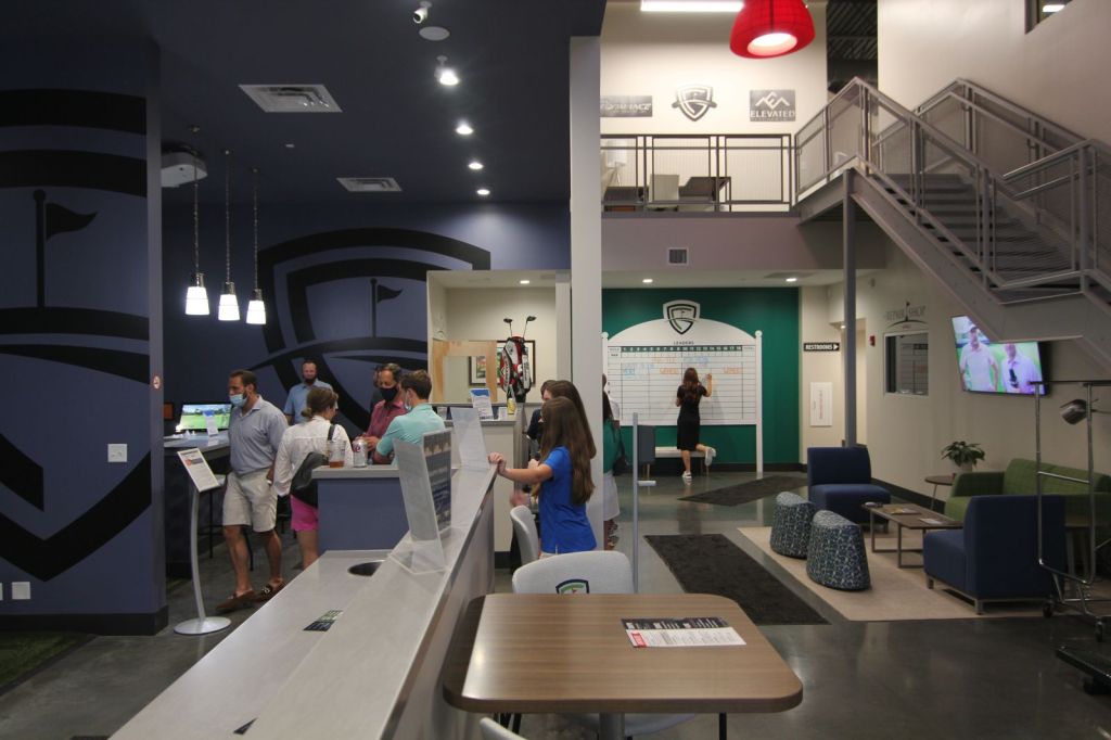 counter at the simulator facility