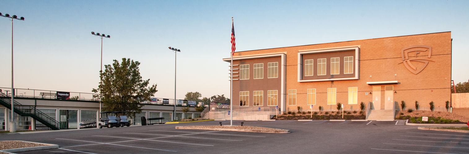 Front of family golf center