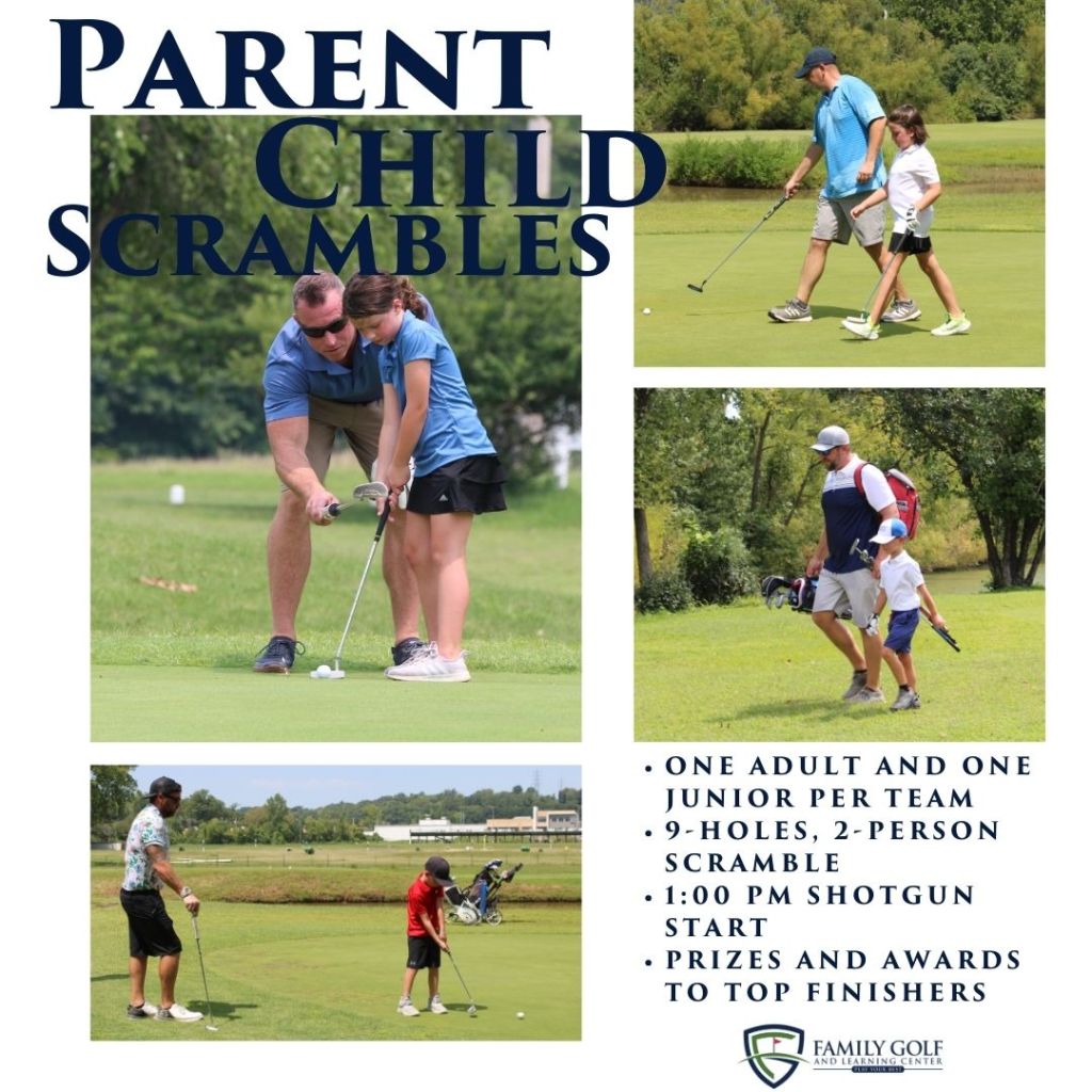 Parent child golf tournament scrambles