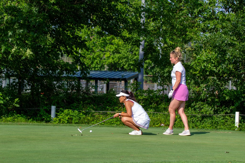 Golf course with ladies playing